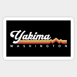 Yakima Washington - Retro Design Magnet